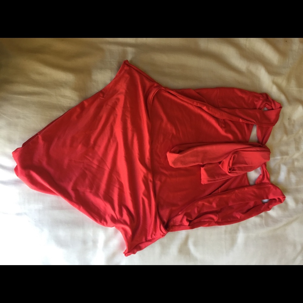 Red bodysuit